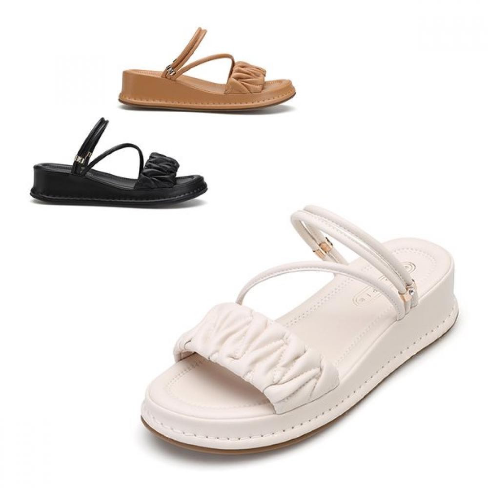 MiSope Women S Height increaSing SlipperS 4cm 3color 012524024 Ivory/225