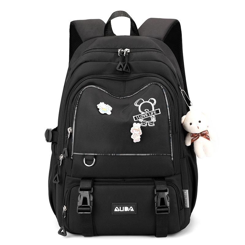 New Student Schoolbag Women Ins Large Capacity To Reduce Burdens  Fashionable and Beautiful Girls High Quality Middle School Students Backpack