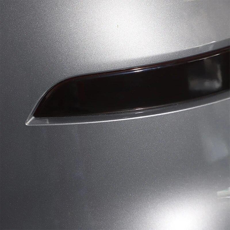 For BMW X7 G07   2022 2023 ABS Black Car Rear Fog Lamp Cover Sticker Car Exterior Accessories