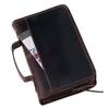 Personalized Leather Bible Cover: Handmade Christian Gift with Handle