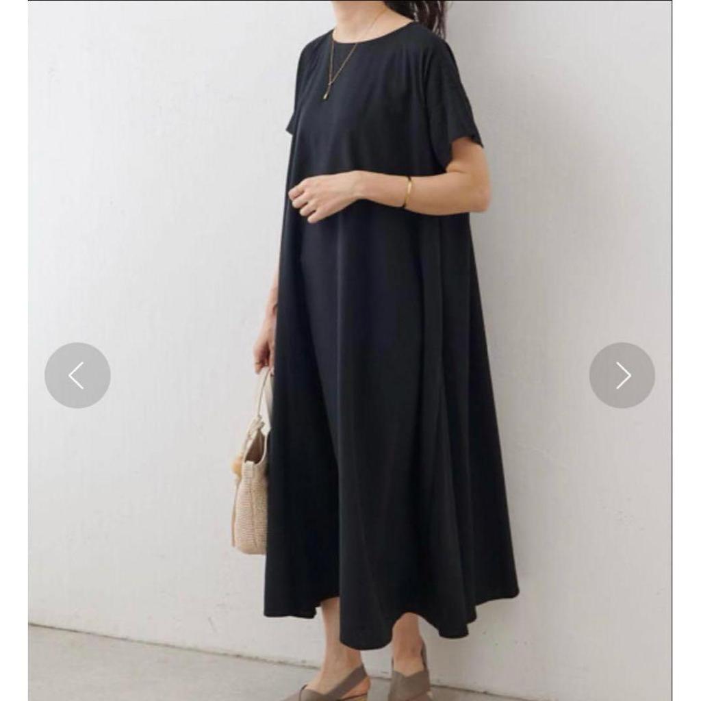 Used Beardsley Linen Rayon Tent One-Piece 0 Black