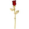 The Little Prince'S Red Rose Brooch Women'S Retro Temperament Pin Brooch Metal Premium Coat With Accessories