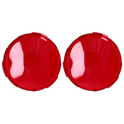 2Pcs Pool Lens Cover Plastic Red Transparent Underwater Light Lens Covers for Spa Lights 19cm
