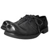 Fashion Retro Thick Bottom Big Toe Shoes Novelty Design Casual Shoes for Men Fashion Luxury Designer Style Lace-Up Leather Shoes