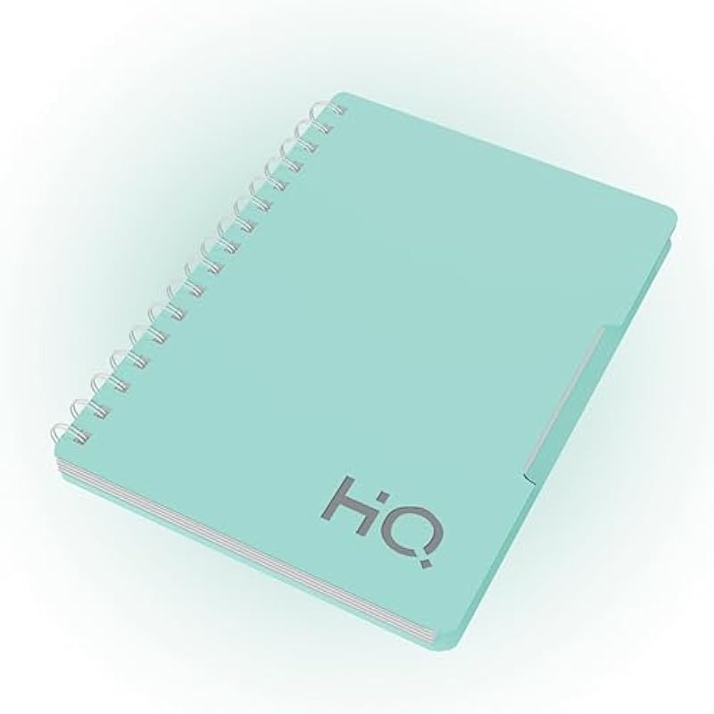 

Youva Navneet Hq|Single Subject Book-Mint Green With Pp Cover|For Office And Personal Use|Wiro/Spiral Bound|Single Line| a5 зелёный