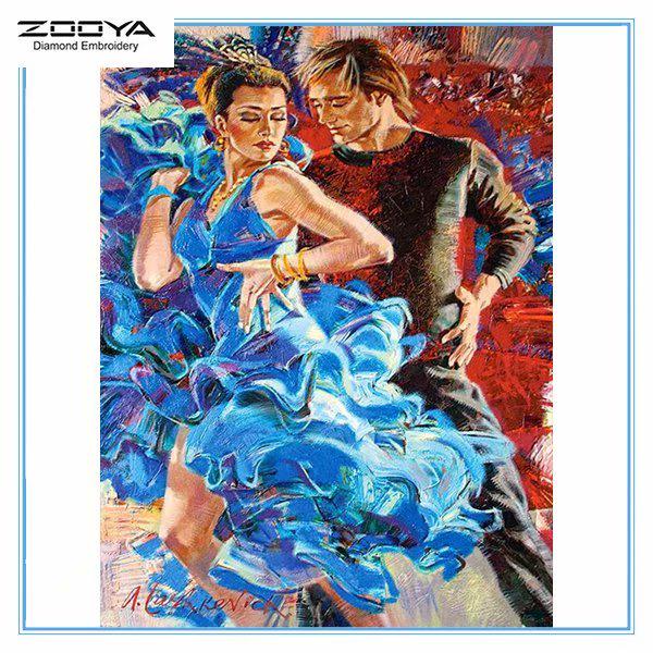 

ZOOYA DIY 3D Алмазная вышивка Крестиком Главная Декор Картина Танцоры Пара