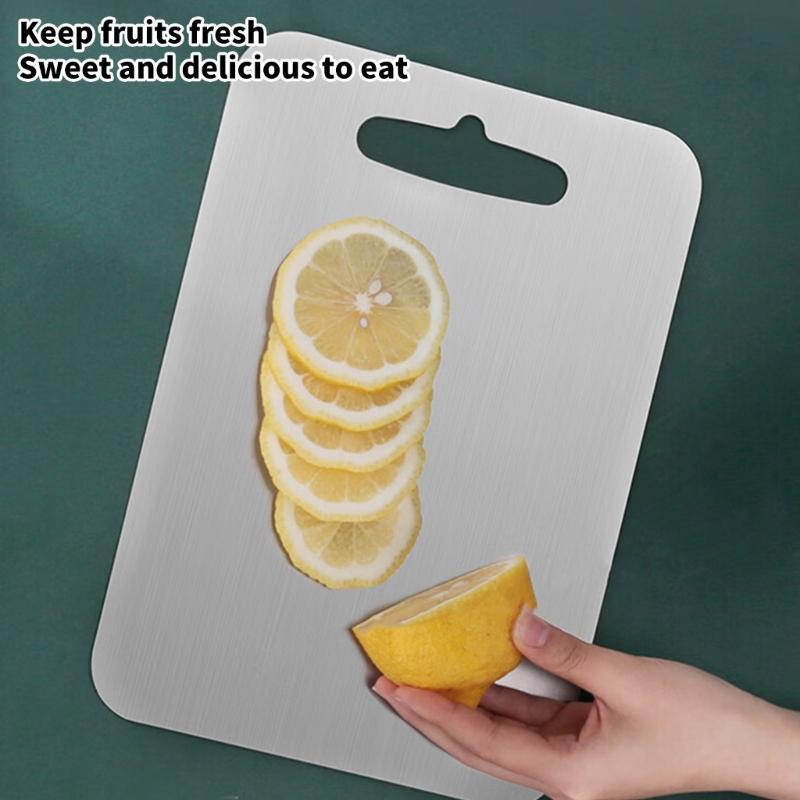 Titaniums Chopping Board For Meat Vegetables Fruits Double-Sided Nonslip Food Preparation Board Kitchen Tool