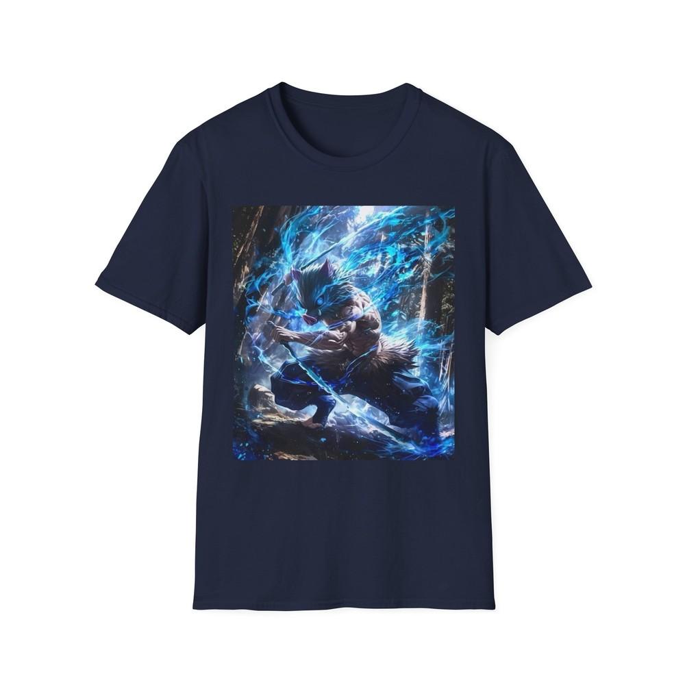 Demon Slayer Unisex Jl Anime TShirt Softstyle Inozuke Power S