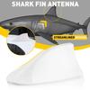 1PCS White Shark Fin Car Roof Antenna Radio FM/AM Signal Aerial Auto Accessories