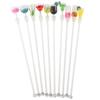 10Pcs Cocktail Stirrer Drink Mixing Stick Set Acrylic Cocktail Mixer
