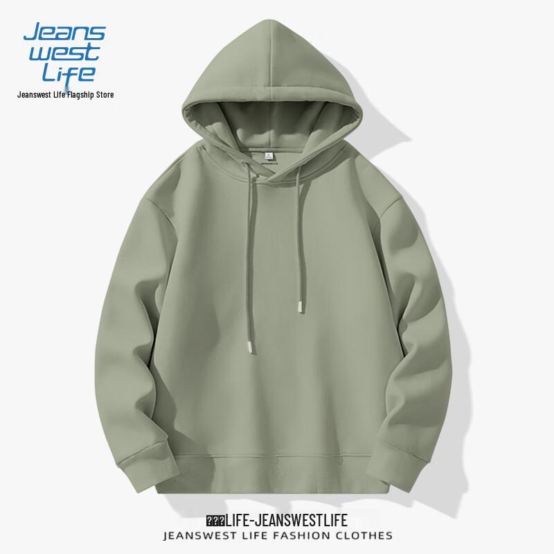

JEANSWEST LIFE Men s 320g Heavyweight Hooded Sweatshirt L (120-140 jin)