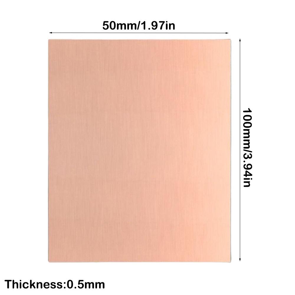 Dimensiuni Multiple Bară de Cupru Rectangulară T2 Cupru Pur Bare Plate Cupru Plat Placare Bijuterii