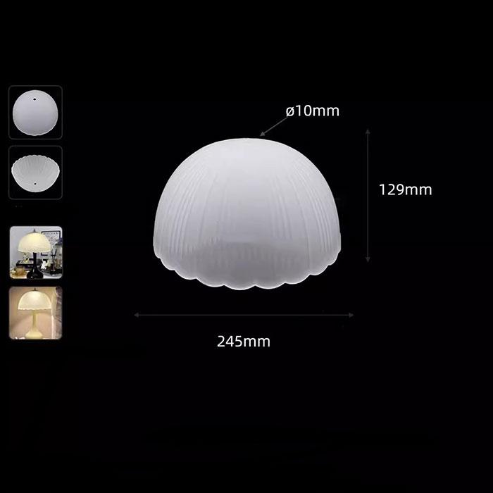 

Современный абажур из стекла с отверстием 10 мм, сменный, янтарно-серый, с маленьким отверстием 1 см, для настольной лампы или напольных светильников