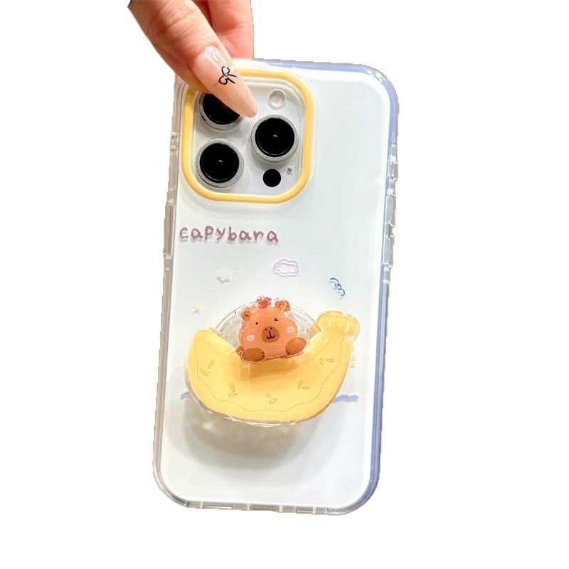 Single Layer Oil Painting Banana Boat for Apple 16promax Phone Case 15 for IPhone 14 Protective Case 13imd12