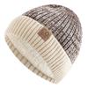 Autumn And Winter Thick Knitted Yarn Hat With Added Velvet, Small Face And Ear Protection Head Cover, Warm And Versatile Winter Cold Hat