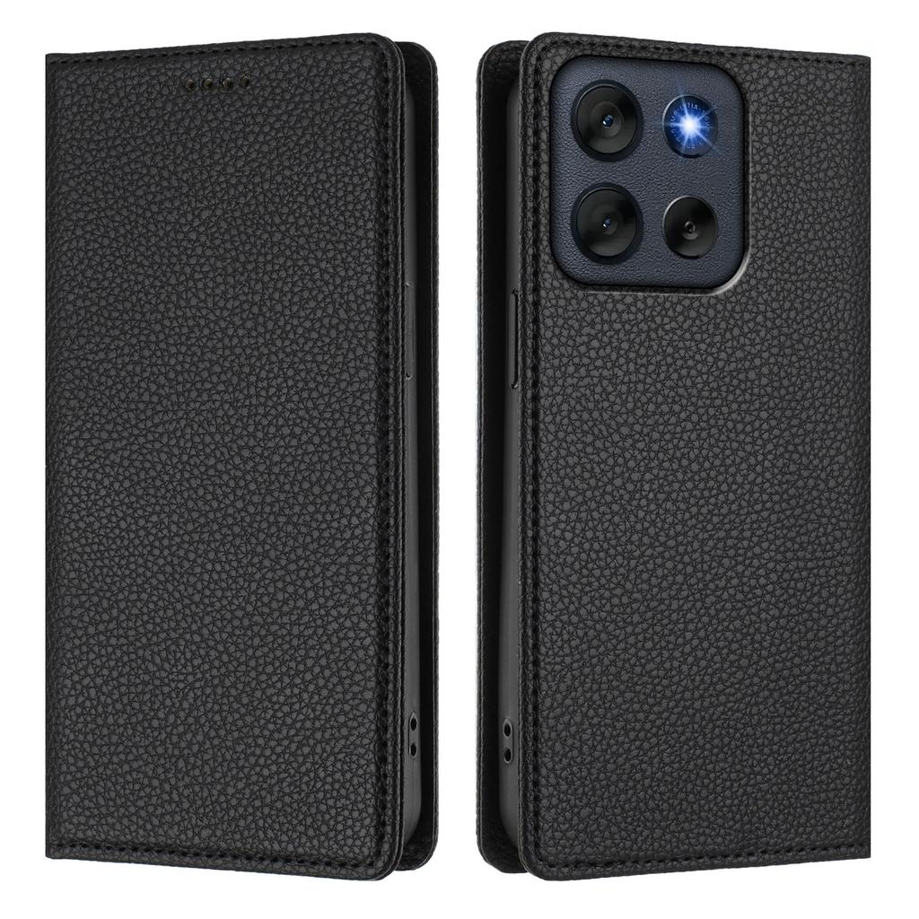 For Motorola Moto G56 5G Wallet Case RFID Blocking Litchi Texture Leather Mobile Cover