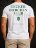 Minimal Lecker Bierchen Back Tee Green Club Typography Hop Icon And Hopfen Malz Zusamhalt Words Unisex All TShirt