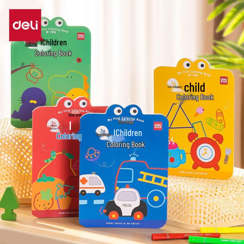 Deli Children s Coloring Drawing Book Set