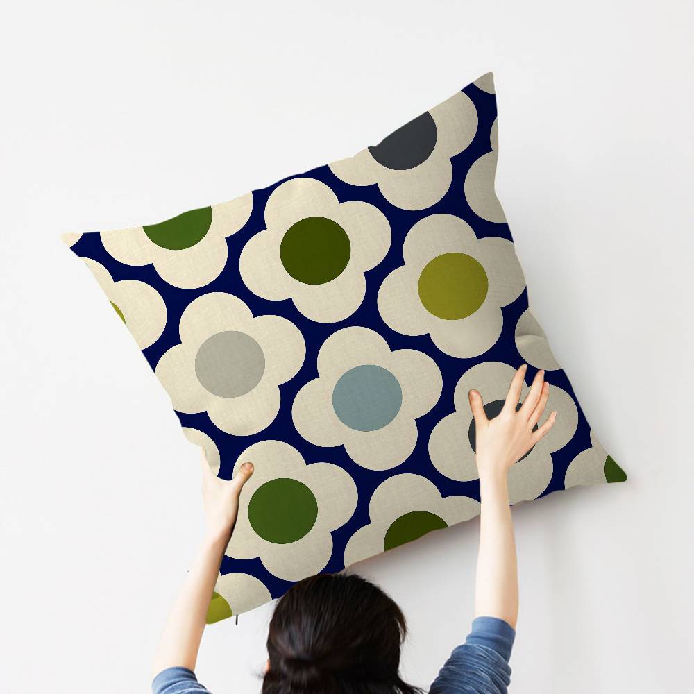 Art OOrla Kiely Flower Pillow Anime Pillow Sofa Bed Head Pillow Cover Cushion Cover Fashion