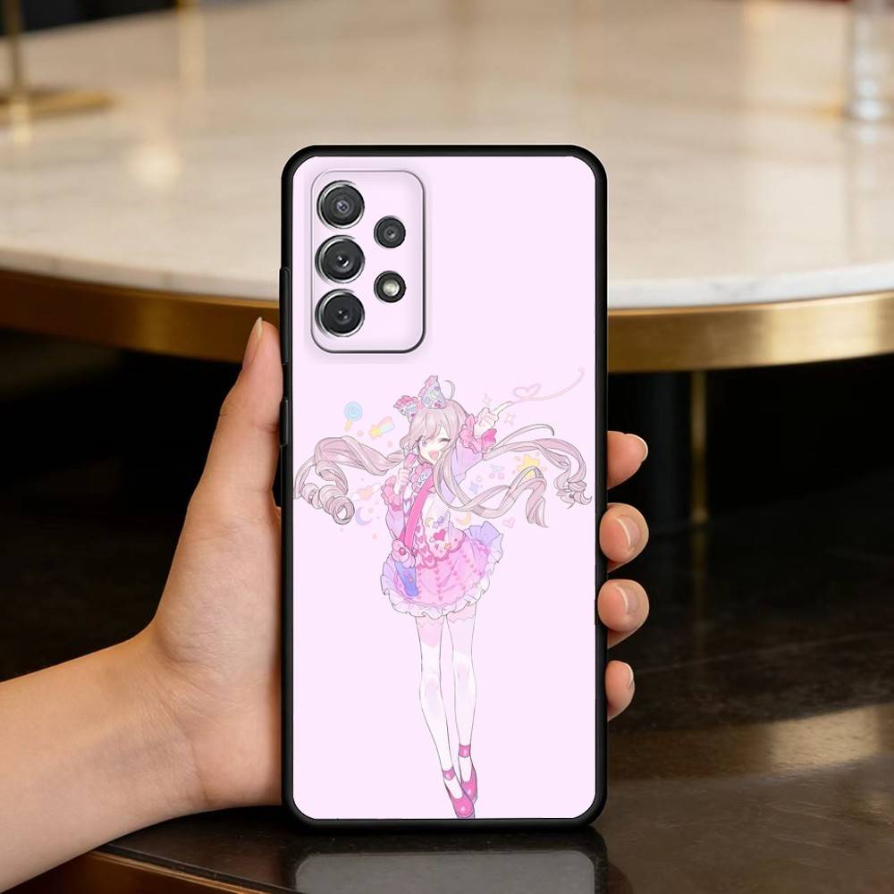 Game  Needy Girl  Overload Soft Silicone Black Cover Phone Case For Samsung Galaxy A73,A72,A71,A70,A53,A52,A51