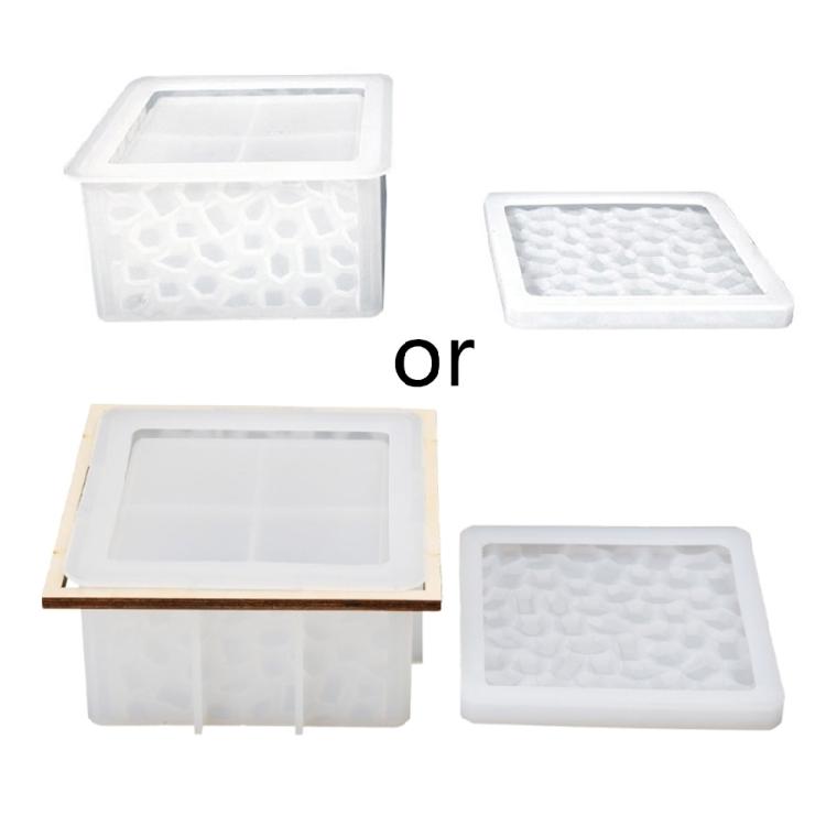Box Resin Mold Storage Box Resin Molds Silicone Jewelry Box Resin Mold with Lid