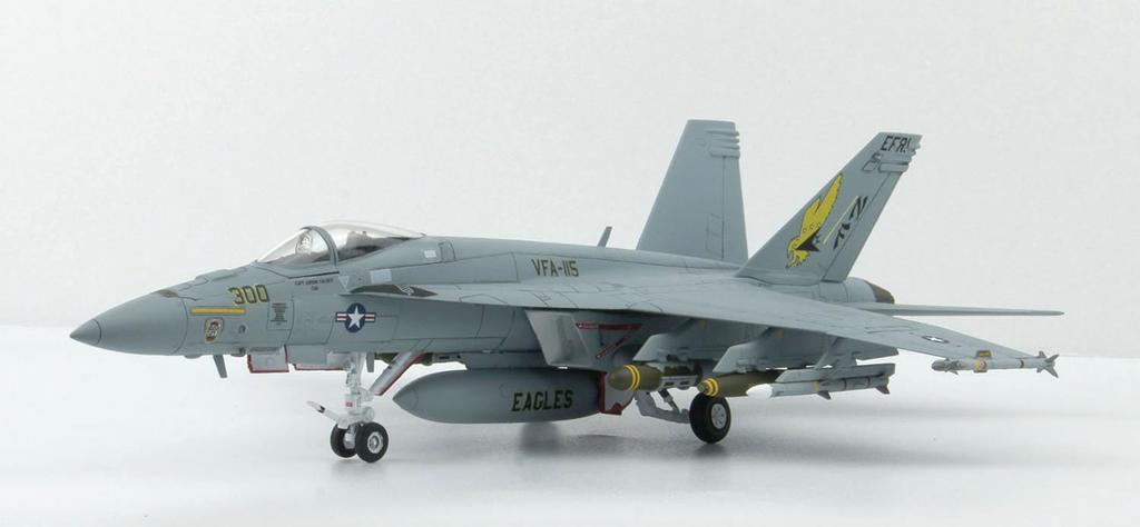 Platz US Fighter Super Hornet Eagles Plastic Model Kit 1/72 Carrier-Based F/A-18E VFA-115 AE-40 (Airplane)