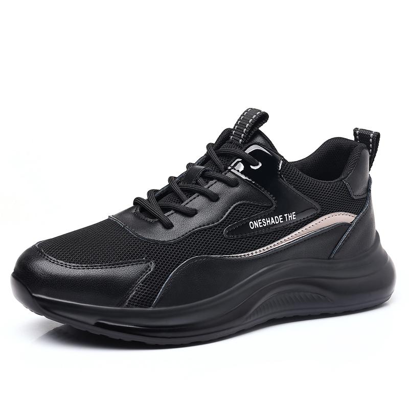 Spring and Autumn New Heightening Shoes Casual Leather Shoes Sports Board Shoes Invisible Inner Heightening