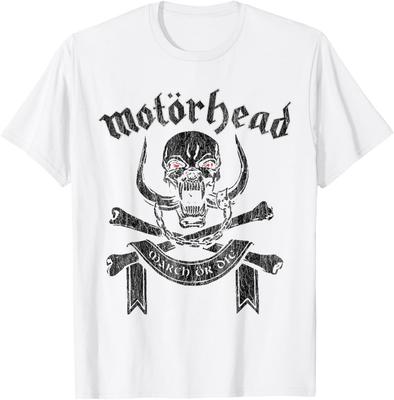Motörhead – March or Die Totenkopf Weißes T-Shirt