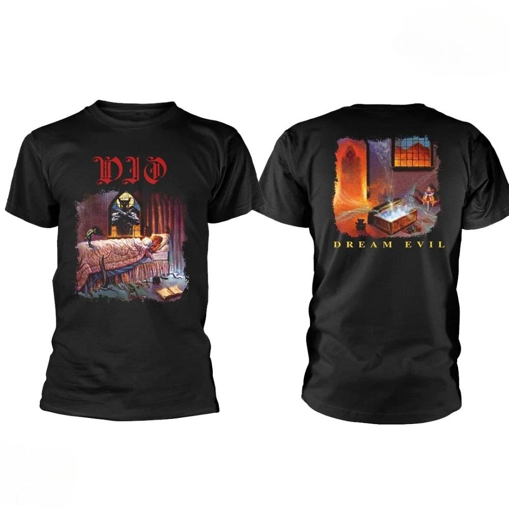 Vintage Styles Dio Unisex T-shirt Dream Evil  Pure Cottons High-end Luxury Unisex Style XL