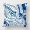 Personality Blue Cushion Cover Geometric Abstract Pillowcase Home Decoration Living Room Sofa Cushion Pillowcase