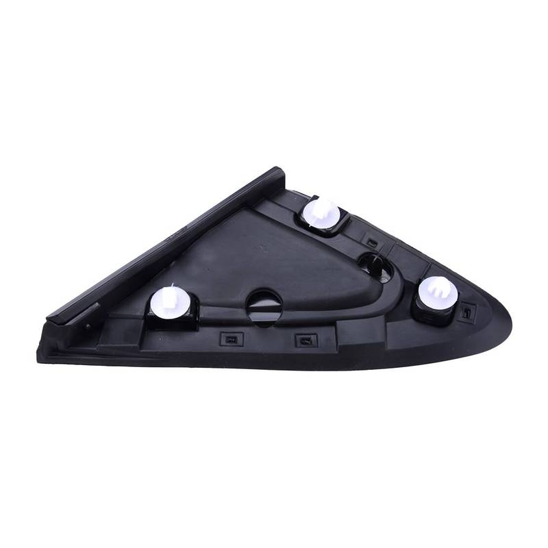 Right Side Exterior Mirror Corner Triangle Cover Pillar Trim ABS fit for Cadillac XT5 2017 2018