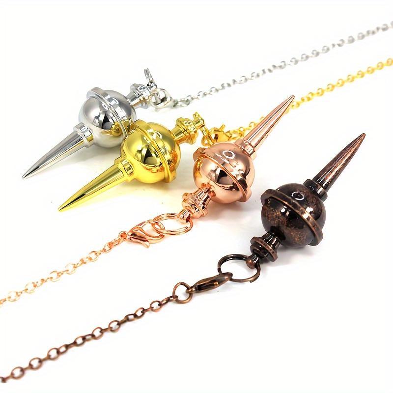 Cone Pendulum for Dowsing Divination Spiritual Antique Pendules Radiesthesia Pendulums Engergy Jewelry