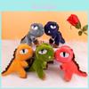 Chaveiro Encantador de Pelúcia T-rex Fofo Dinossauro de Pelúcia Mini Decoração de Casamento