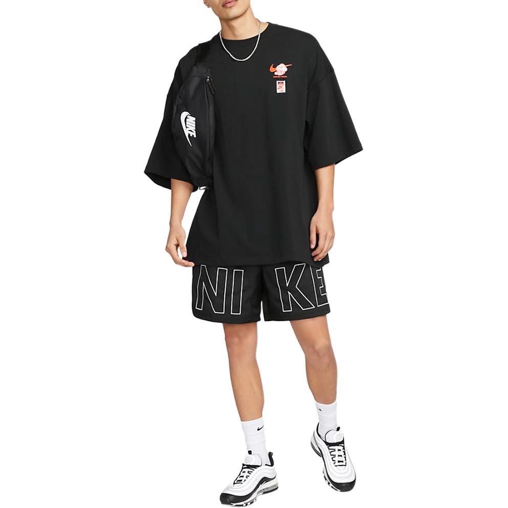 New Nike T Shirts Men Black FB9808-010