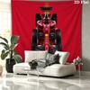 Racing car Wall tapestry, aesthetic printed fabric blanket, suitable for bedroom, living room, and home decor.