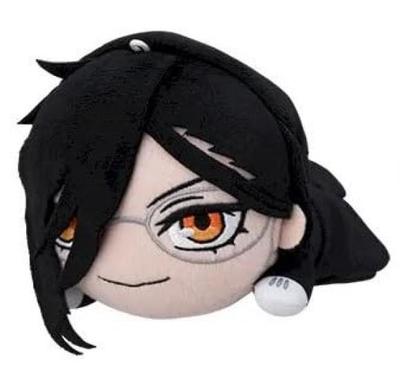 Anime [Black Butler: Boarding School Arc] Lying Down Plush Toy, Approx. 17cm (Sebastian Michaelis)