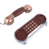 Antique Retro Wall Mounted Telephone Corded Phone Landline Fashion Telephone Bronze