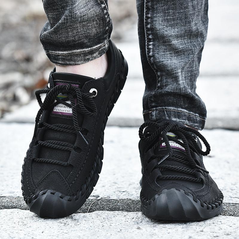 Мужская кожаная обувь ручной работы — фото 7