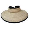 Fine Raffia Empty Top Hat For Women, Small Face Covering In Summer, Sun Protection Hat For Beach Travel, Large Brim Sun Hat For Vacation
