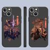 Pouzdro Pro Apple iPhone 14 13 11 12 Pro 7 XR X XS Max 8 Plus 6 6S SE 2022 13Pro Černé Měkké Telefon Funda Anime Genshin Impact Roztomilé