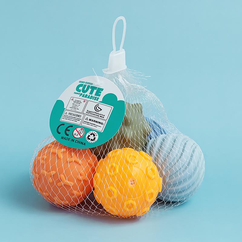 

Набор сенсорных мячей из мягкой резины для младенцев в возрасте 3-6 месяцев - Массаж, восприятие и развитие тактильных ощущений