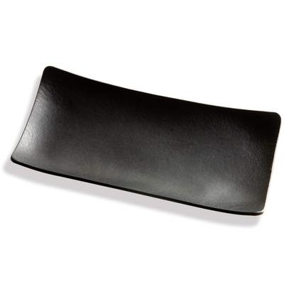 CODEL Atelier CODEL Leather Tray - A Small Accessory Tray Featuring Artistic Curves Crafted by Artisans from a Single Piece of Leather. Large Size, Ma