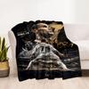 Ronaldo's Legacy Football Blanket Soft Warm Cozy Suitable for Bed Picnics Sofa for All Seasons Stylish Decor Suitable for Gifting Relatives and Friend