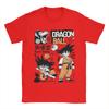 Mens Little Goku Dragon Ball Z T Shirts  Pure Cotton Tops Novelty Short Sleeve Crewneck Tees Printing TShirt