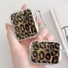 Texture Leopard Print Clear Earphone Cases Cover Case For Airpods Pro3 Pro2 2 3 4 1 Pro