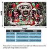 Terrifier Horror Print Flannel Blanket High Quality Warm Comfortable Cover for All Seasons Perfect for Gifts Home Decor