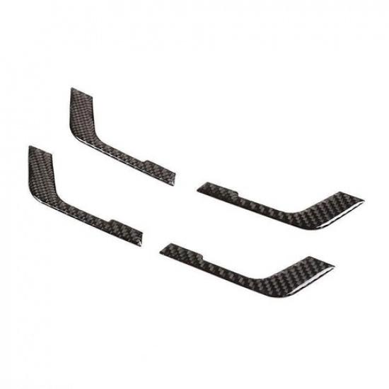 Carbon Fiber Inner Door Handle Panel Decor Trim For Toyota Highlander 2009-2013