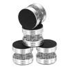 uxcell 8pcs Subwoofer Insulation Pads, 45x40mm, Speaker Insulation Pad Feet, Turntable, Audio Studio Monitor Insulation Pads, Silver
