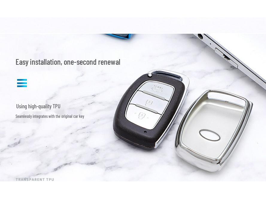 Hyundai Key Case for Mistra, Ix35, Ix25, Elantra, Avante, Tucson, Sonata 9 – Half-Pack Shell Buckle.