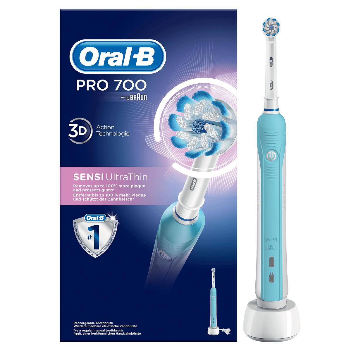 

Ультратонкая электрическая зубная щетка Oral-B 700 Sensi